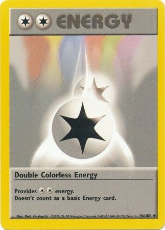 Double Colorless Energy (96/102) [Base Set Unlimited] | Rock City Comics