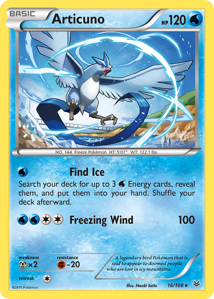 Articuno (16/108) [XY: Roaring Skies] | Rock City Comics