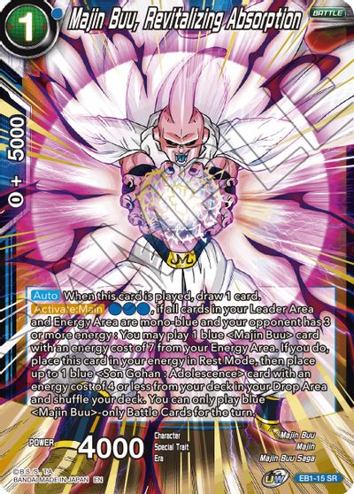 Majin Buu, Revitalizing Absorption (EB1-15) [Battle Evolution Booster] | Rock City Comics