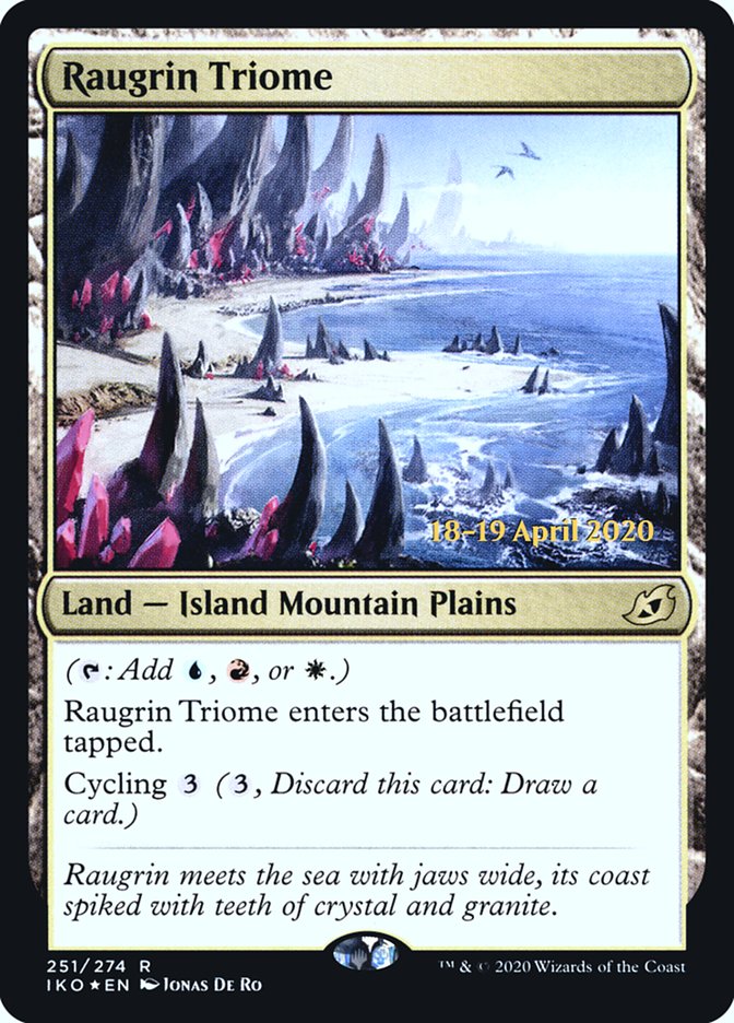 Raugrin Triome  [Ikoria: Lair of Behemoths Prerelease Promos] | Rock City Comics