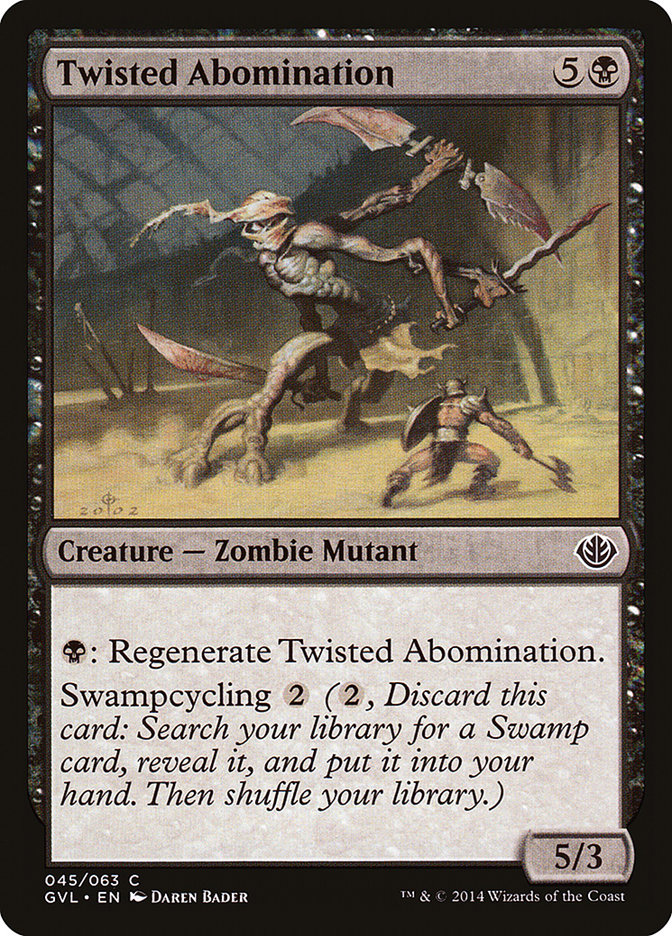 Twisted Abomination (Garruk vs. Liliana) [Duel Decks Anthology] | Rock City Comics