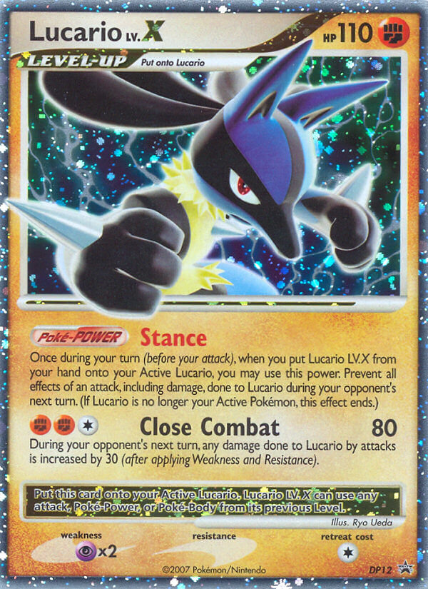 Lucario LV.X (DP12) [Diamond & Pearl: Black Star Promos] | Rock City Comics