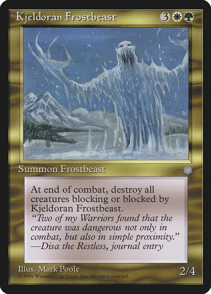 Kjeldoran Frostbeast [Ice Age] | Rock City Comics