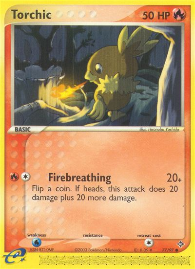 Torchic (77/97) [EX: Dragon] | Rock City Comics