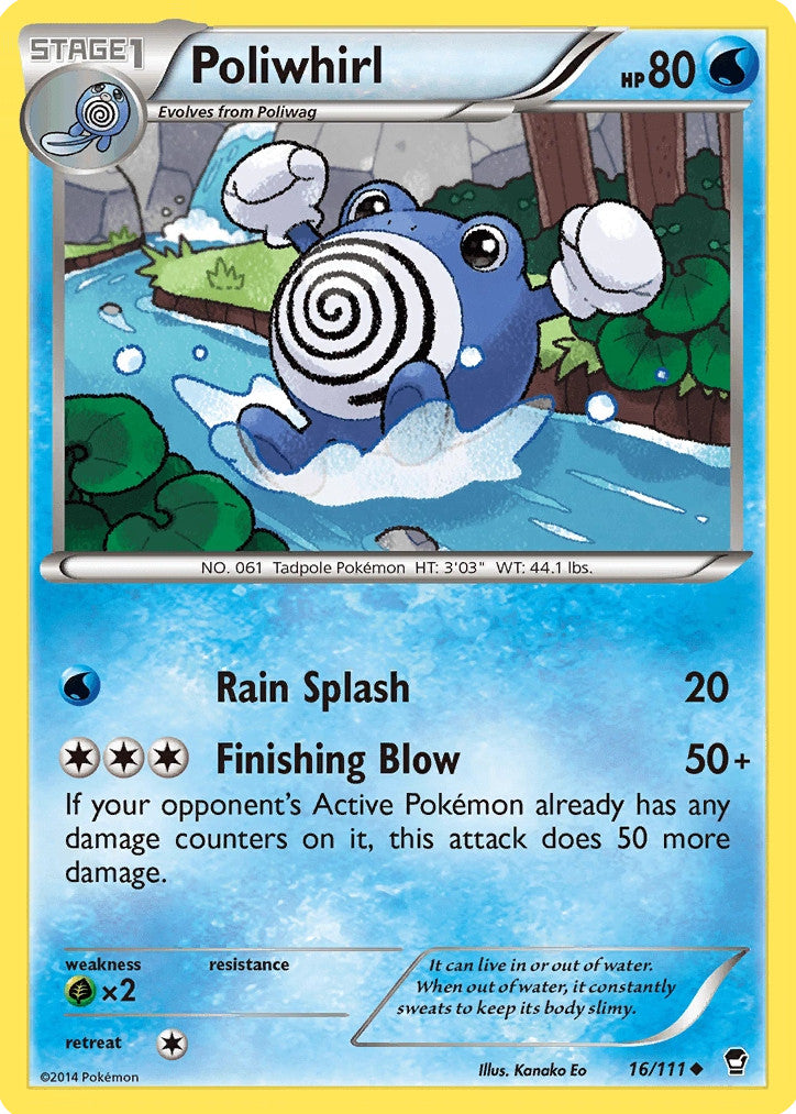 Poliwhirl (16/111) [XY: Furious Fists] | Rock City Comics