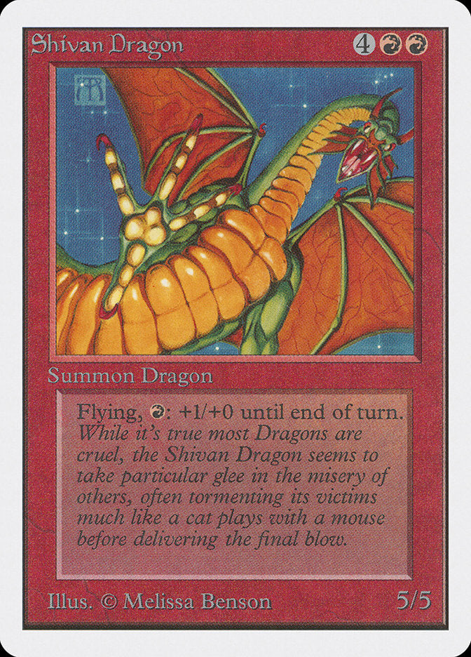 Shivan Dragon [Unlimited Edition] | Rock City Comics
