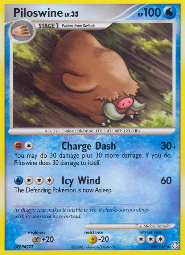 Piloswine (69/146) [Diamond & Pearl: Legends Awakened] | Rock City Comics