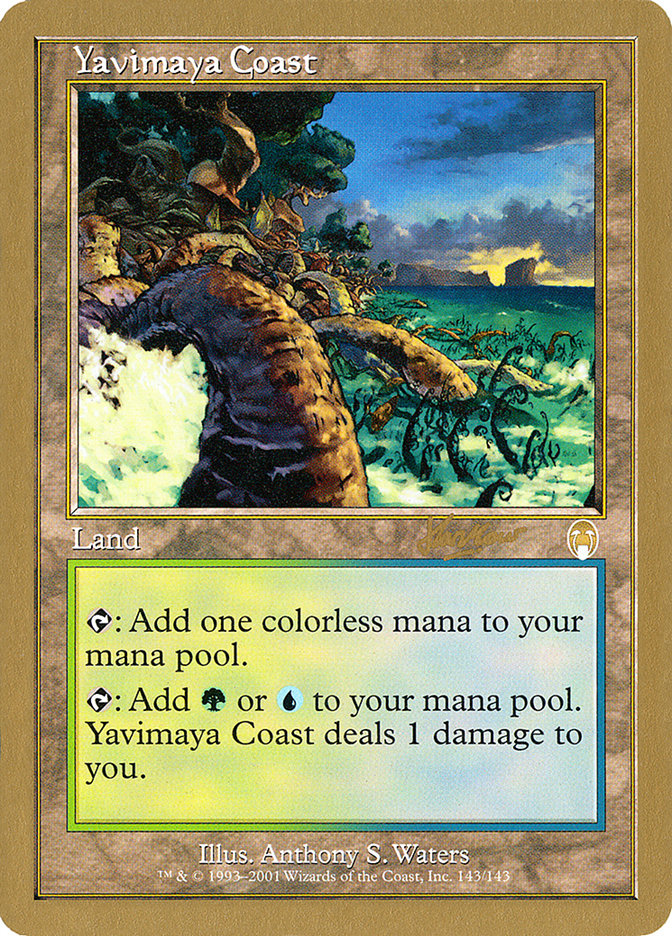 Yavimaya Coast (Sim Han How) [World Championship Decks 2002] | Rock City Comics