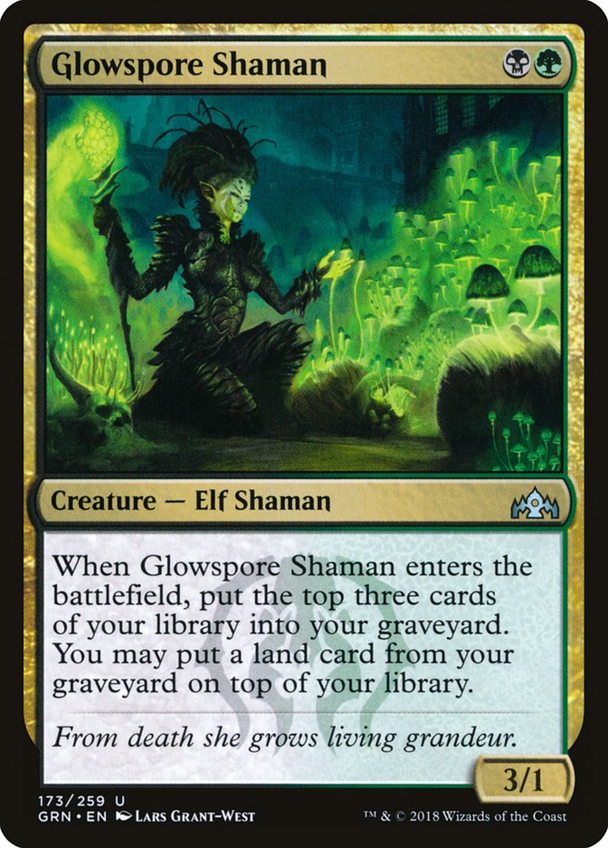 Glowspore Shaman [Guilds of Ravnica] | Rock City Comics