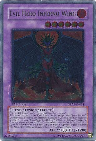 Evil Hero Inferno Wing [GLAS-EN038] Ultimate Rare | Rock City Comics