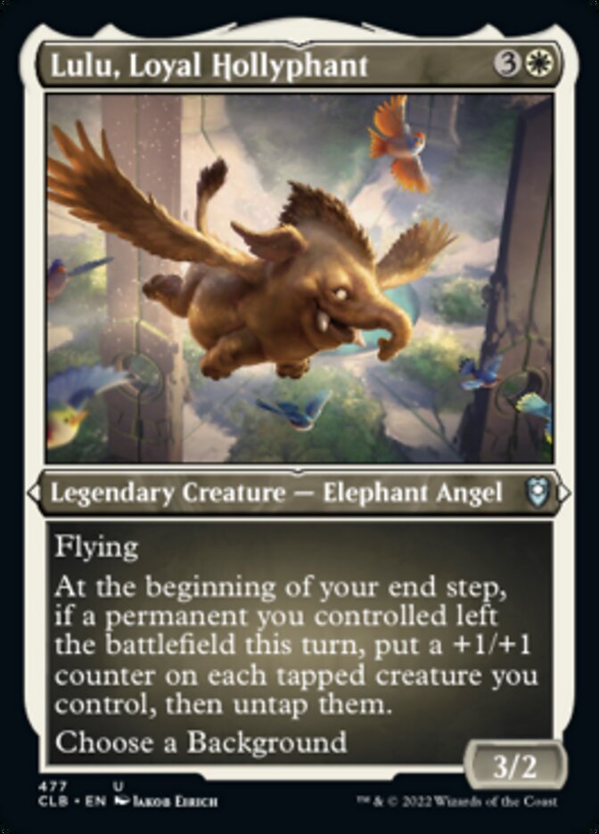 Lulu, Loyal Hollyphant (Foil Etched) [Commander Legends: Battle for Baldur's Gate] | Rock City Comics