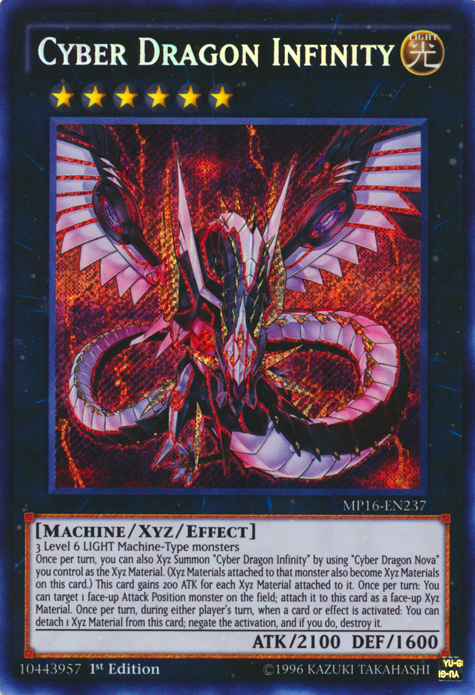 Cyber Dragon Infinity [MP16-EN237] Secret Rare | Rock City Comics