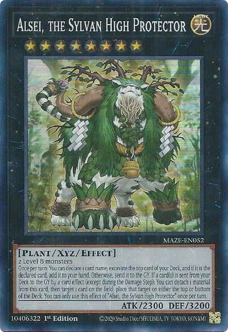 Alsei, the Sylvan High Protector [MAZE-EN052] Super Rare | Rock City Comics