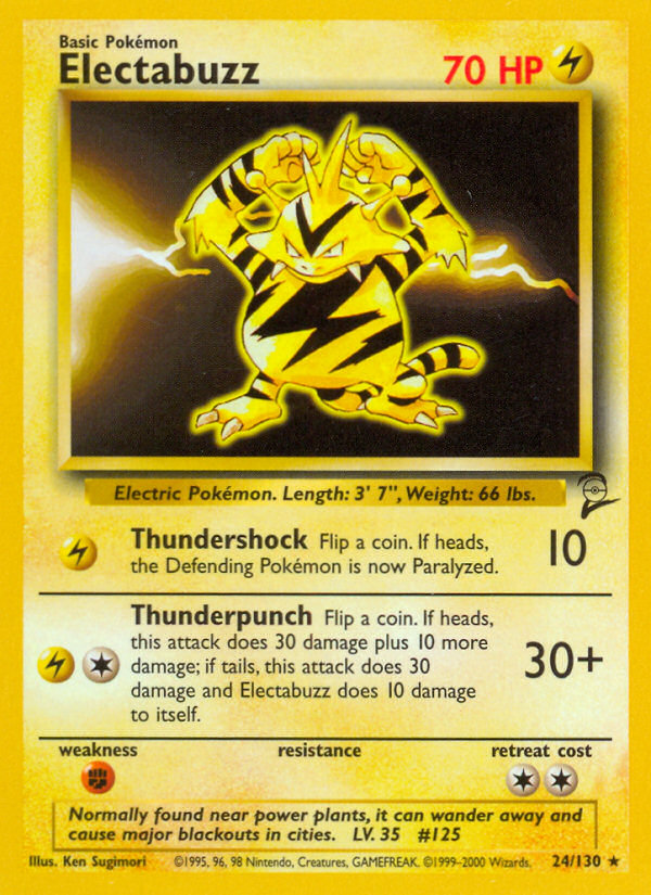 Electabuzz (24/130) [Base Set 2] | Rock City Comics