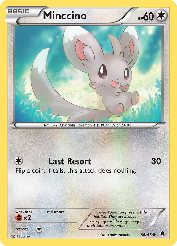 Minccino (84/98) [Black & White: Emerging Powers] | Rock City Comics