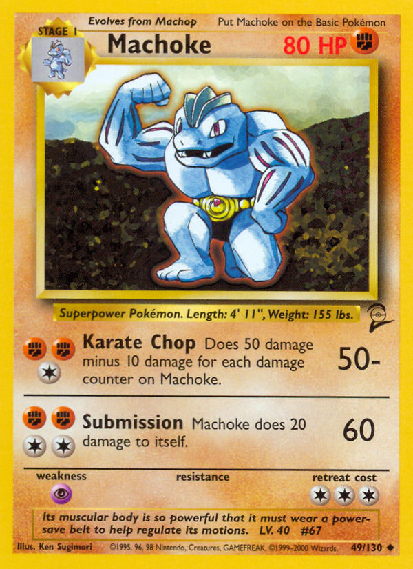 Machoke (49/130) [Base Set 2] | Rock City Comics