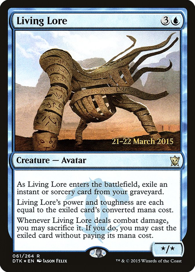 Living Lore  [Dragons of Tarkir Prerelease Promos] | Rock City Comics