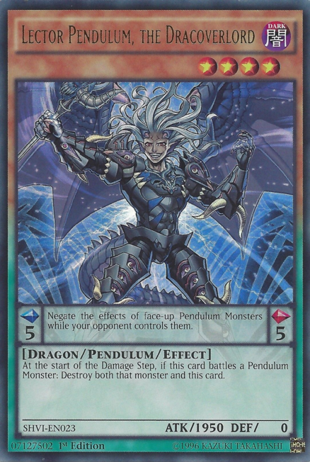 Lector Pendulum, the Dracoverlord [SHVI-EN023] Ultra Rare | Rock City Comics