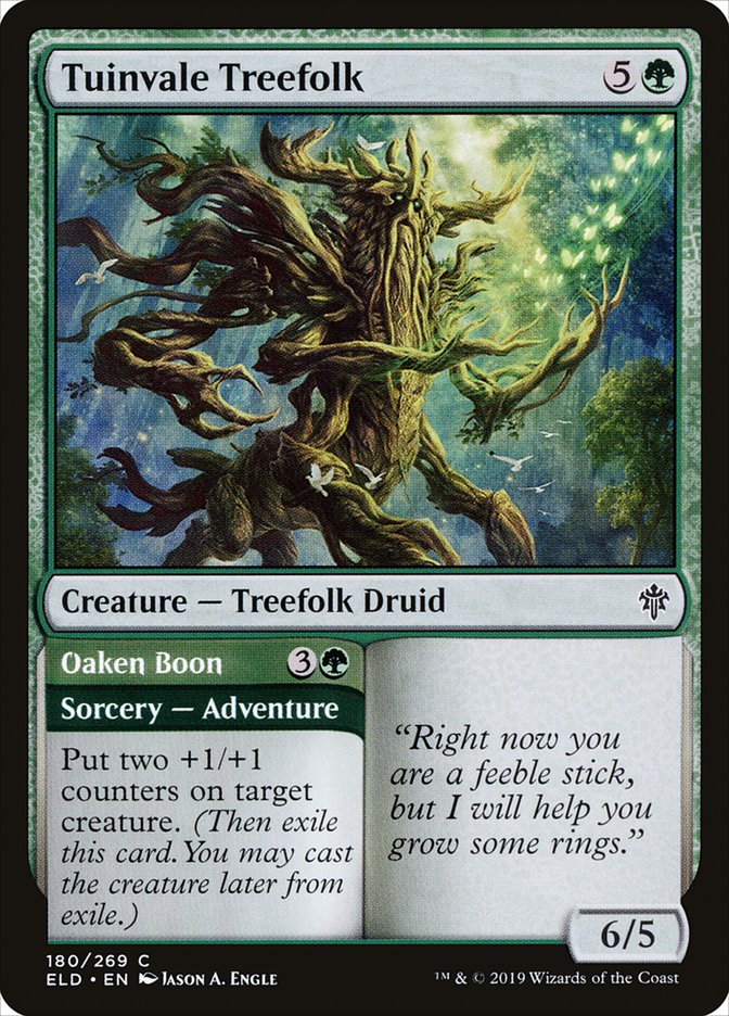 Tuinvale Treefolk // Oaken Boon [Throne of Eldraine] | Rock City Comics