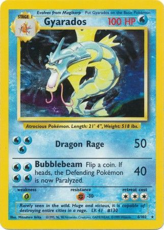 Gyarados (6/102) [Base Set Unlimited] | Rock City Comics