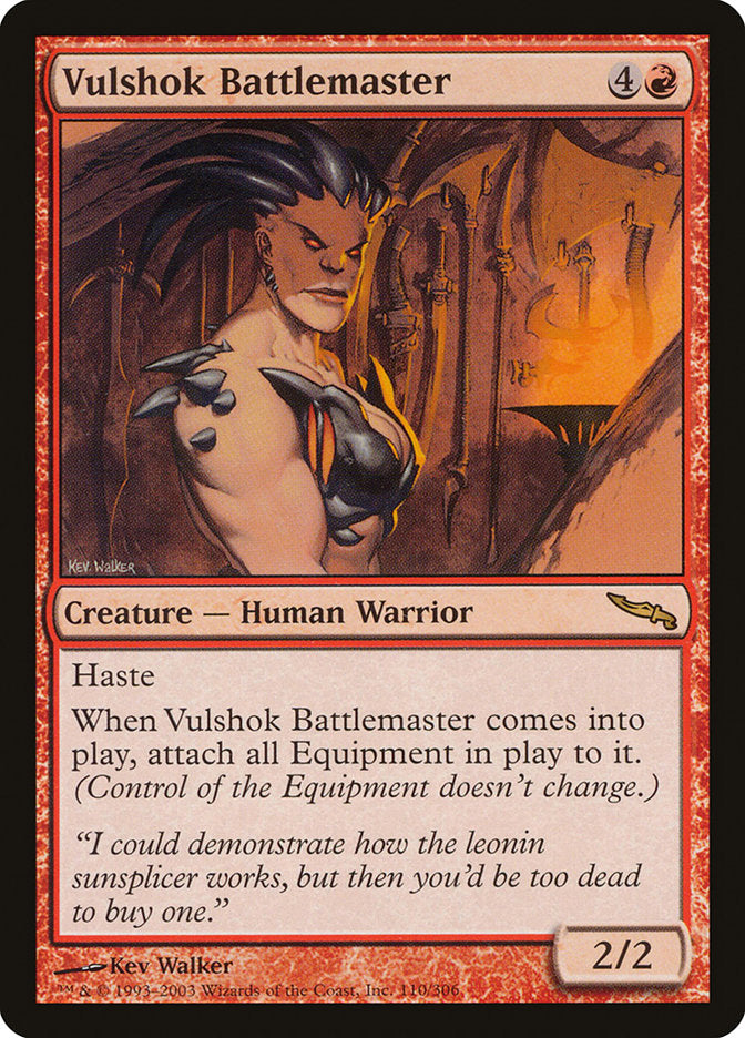 Vulshok Battlemaster [Mirrodin] | Rock City Comics