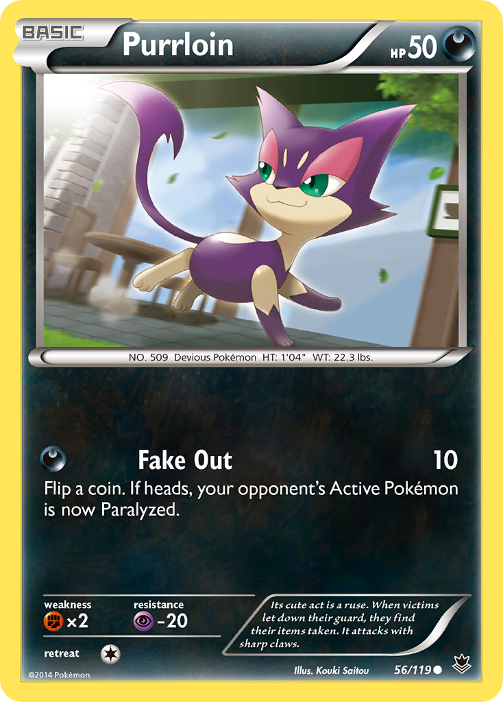 Purrloin (56/119) [XY: Phantom Forces] | Rock City Comics