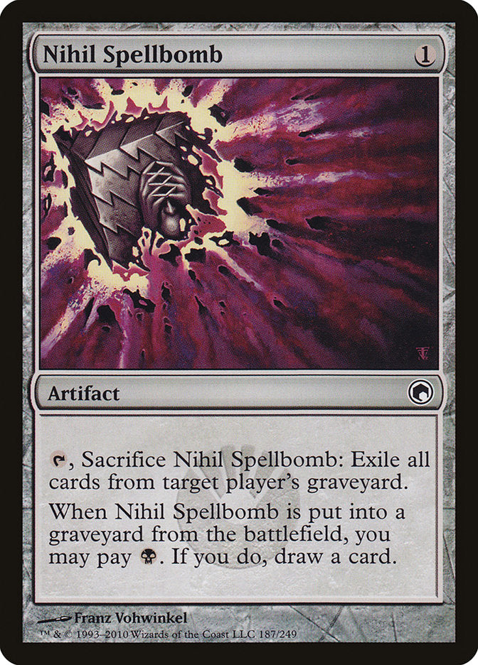 Nihil Spellbomb [Scars of Mirrodin] | Rock City Comics