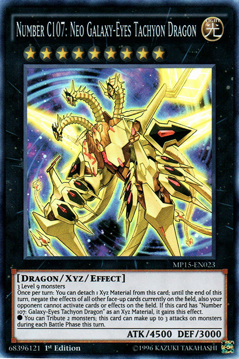 Number C107: Neo Galaxy-Eyes Tachyon Dragon [MP15-EN023] Super Rare | Rock City Comics