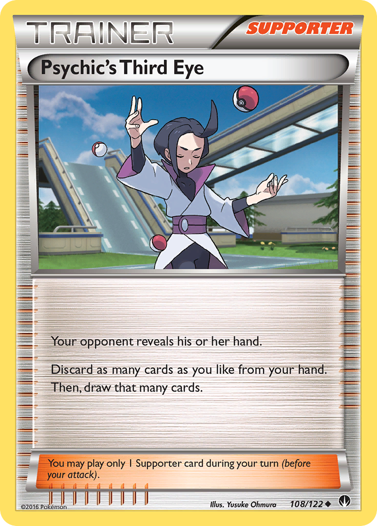 Psychic's Third Eye (108/122) [XY: BREAKpoint] | Rock City Comics