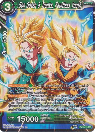 Son Goten & Trunks, Faultless Youth [EX13-15] | Rock City Comics