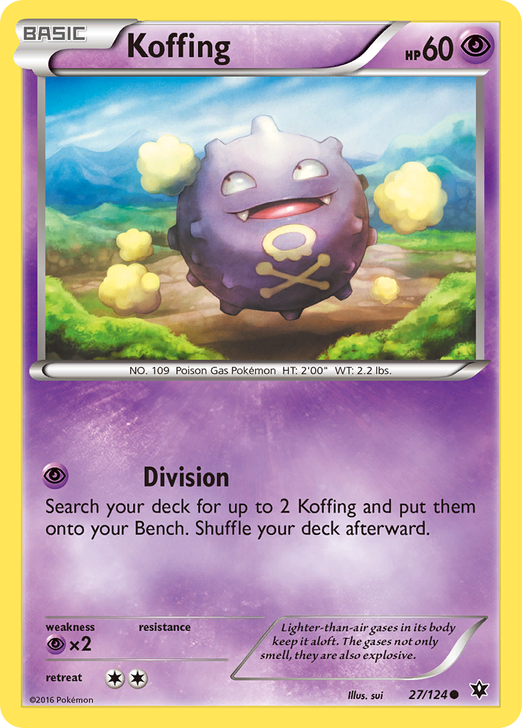 Koffing (27/124) [XY: Fates Collide] | Rock City Comics