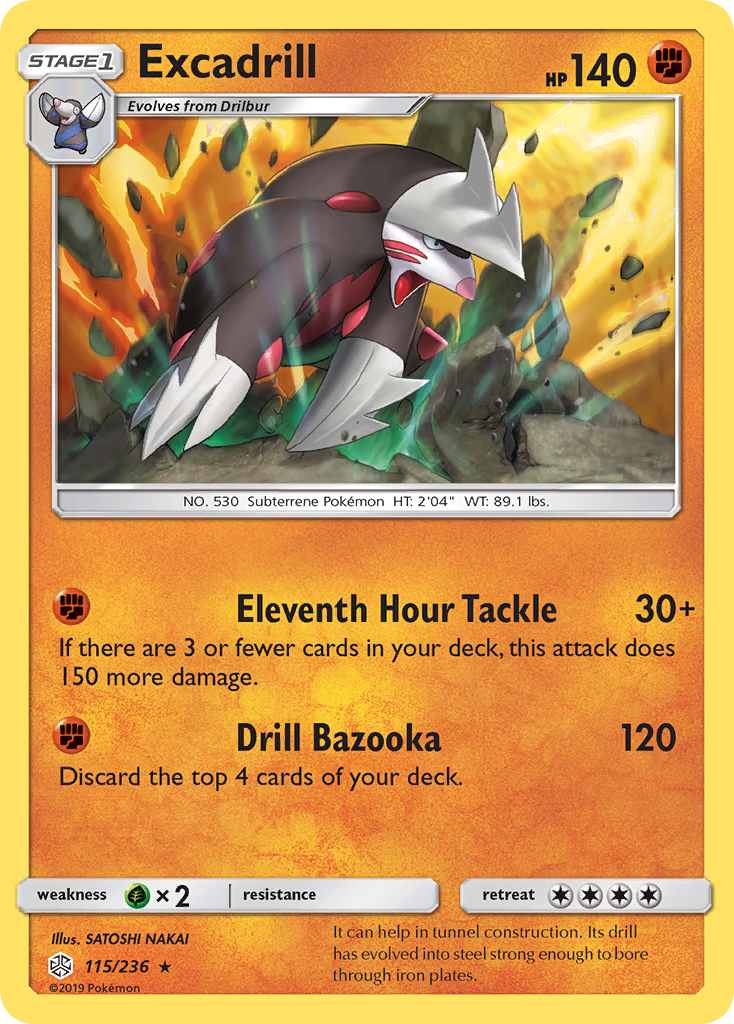 Excadrill (115/236) [Sun & Moon: Cosmic Eclipse] | Rock City Comics