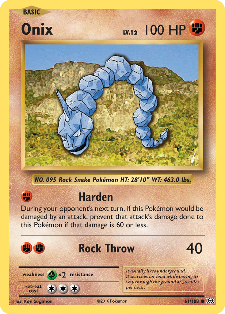Onix (61/108) [XY: Evolutions] | Rock City Comics