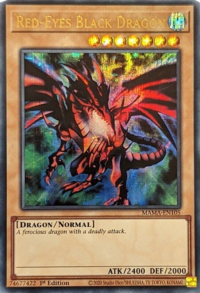 Red-Eyes Black Dragon [MAMA-EN105] Ultra Pharaoh's Rare | Rock City Comics