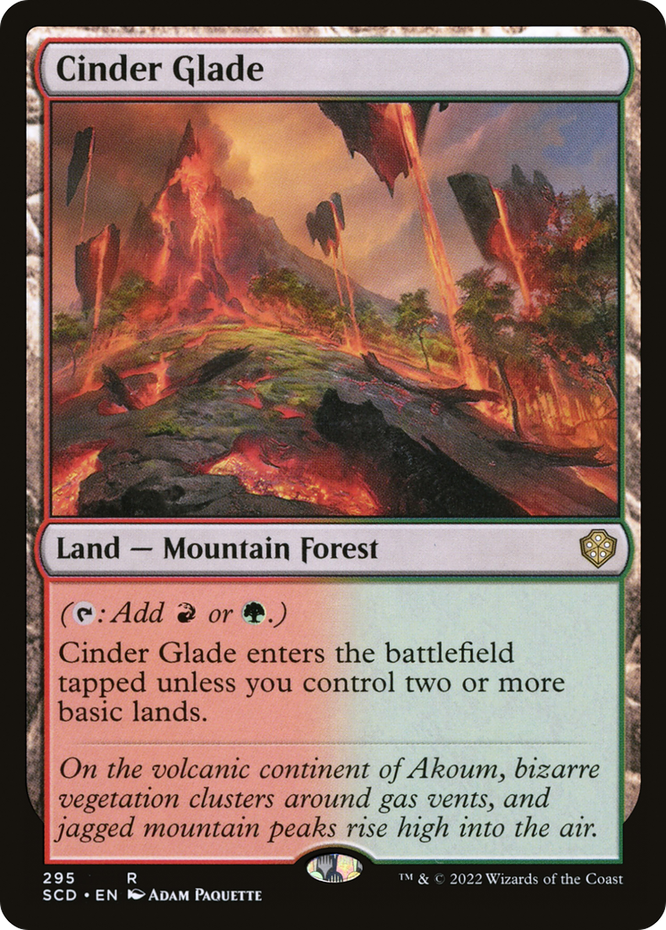 Cinder Glade [Starter Commander Decks] | Rock City Comics