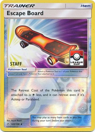 Escape Board (122a/156) (League Promo Staff) [Sun & Moon: Ultra Prism] | Rock City Comics