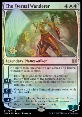 The Eternal Wanderer [Phyrexia: All Will Be One Prerelease Promos] | Rock City Comics