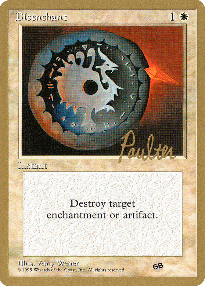 Disenchant (Preston Poulter) (SB) [Pro Tour Collector Set] | Rock City Comics