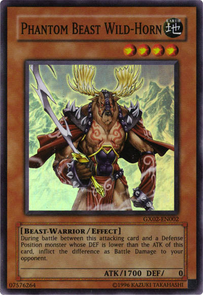 Phantom Beast Wild-Horn [GX02-EN002] Super Rare | Rock City Comics