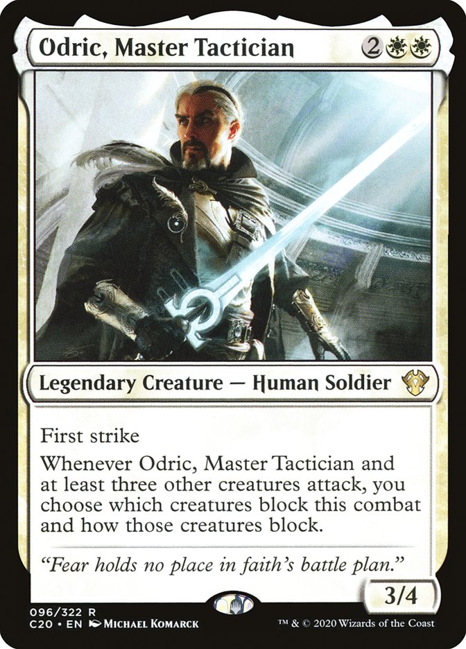 Odric, Master Tactician [Commander 2020] | Rock City Comics