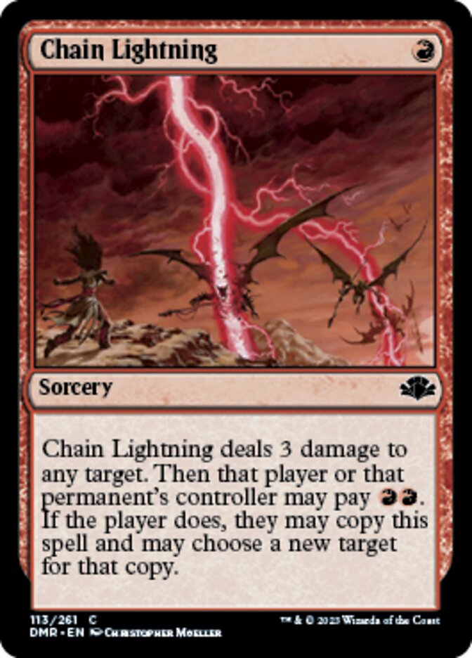 Chain Lightning [Dominaria Remastered] | Rock City Comics