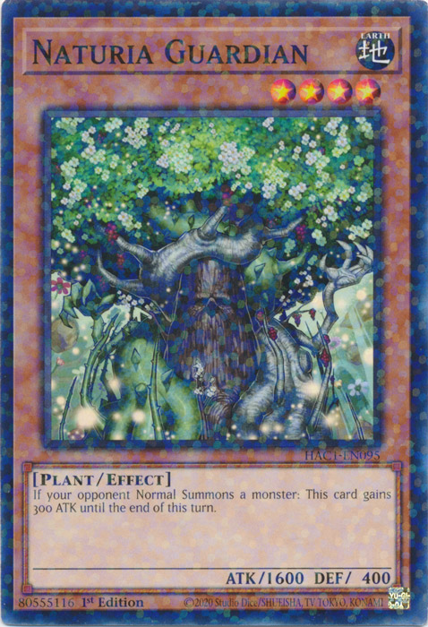 Naturia Guardian (Duel Terminal) [HAC1-EN095] Common | Rock City Comics