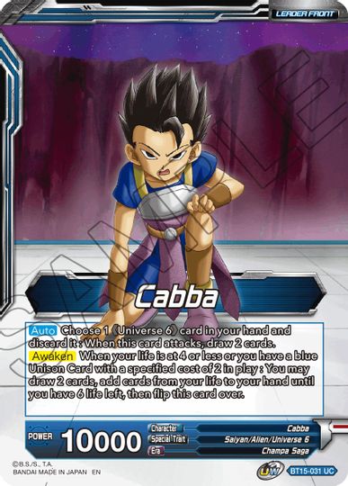 Cabba // SS Cabba, Proud Volley (BT15-031) [Saiyan Showdown Prerelease Promos] | Rock City Comics