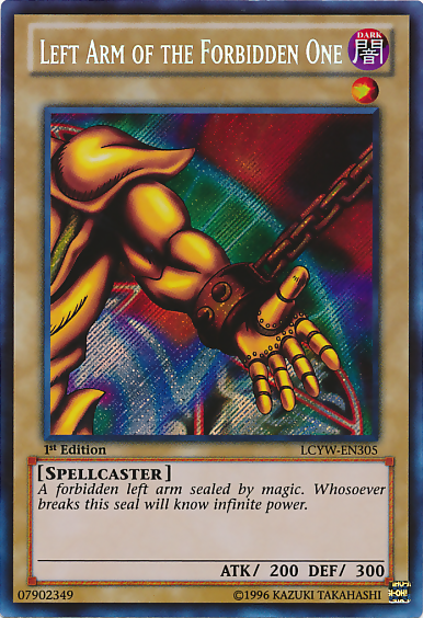 Left Arm of the Forbidden One [LCYW-EN305] Secret Rare | Rock City Comics