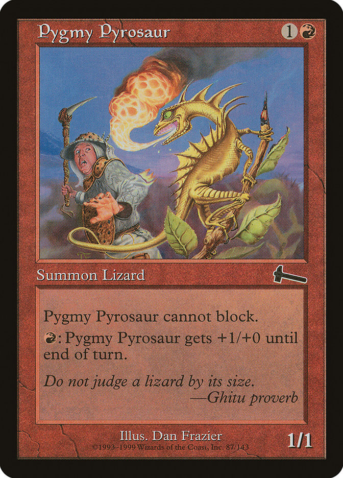 Pygmy Pyrosaur [Urza's Legacy] | Rock City Comics