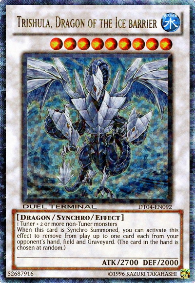 Trishula, Dragon of the Ice Barrier [DT04-EN092] Ultra Rare | Rock City Comics