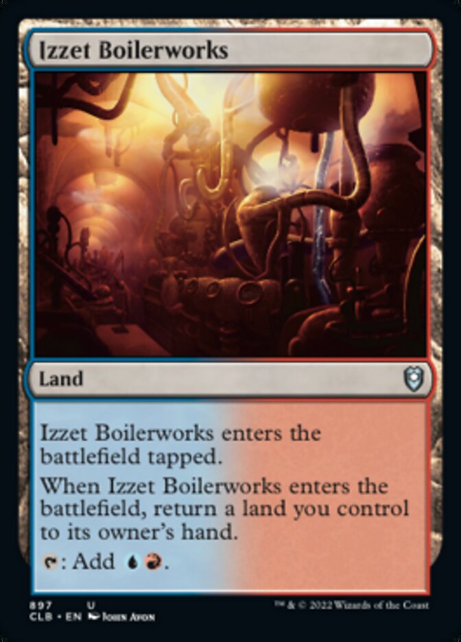 Izzet Boilerworks [Commander Legends: Battle for Baldur's Gate] | Rock City Comics