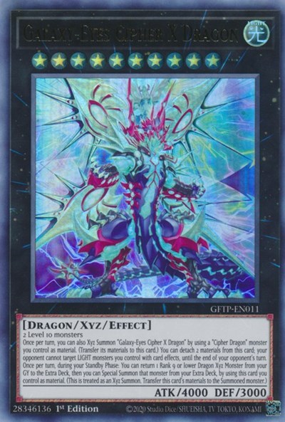 Galaxy-Eyes Cipher X Dragon [GFTP-EN011] Ultra Rare | Rock City Comics