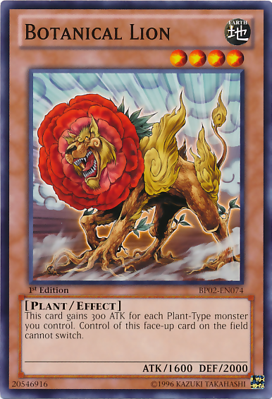 Botanical Lion [BP02-EN074] Mosaic Rare | Rock City Comics