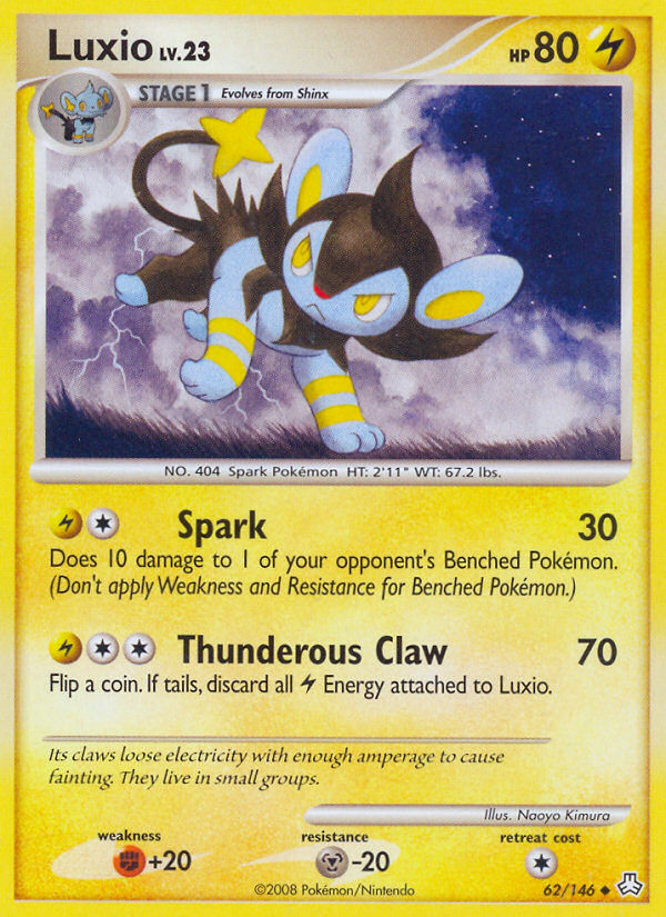 Luxio (62/146) [Diamond & Pearl: Legends Awakened] | Rock City Comics